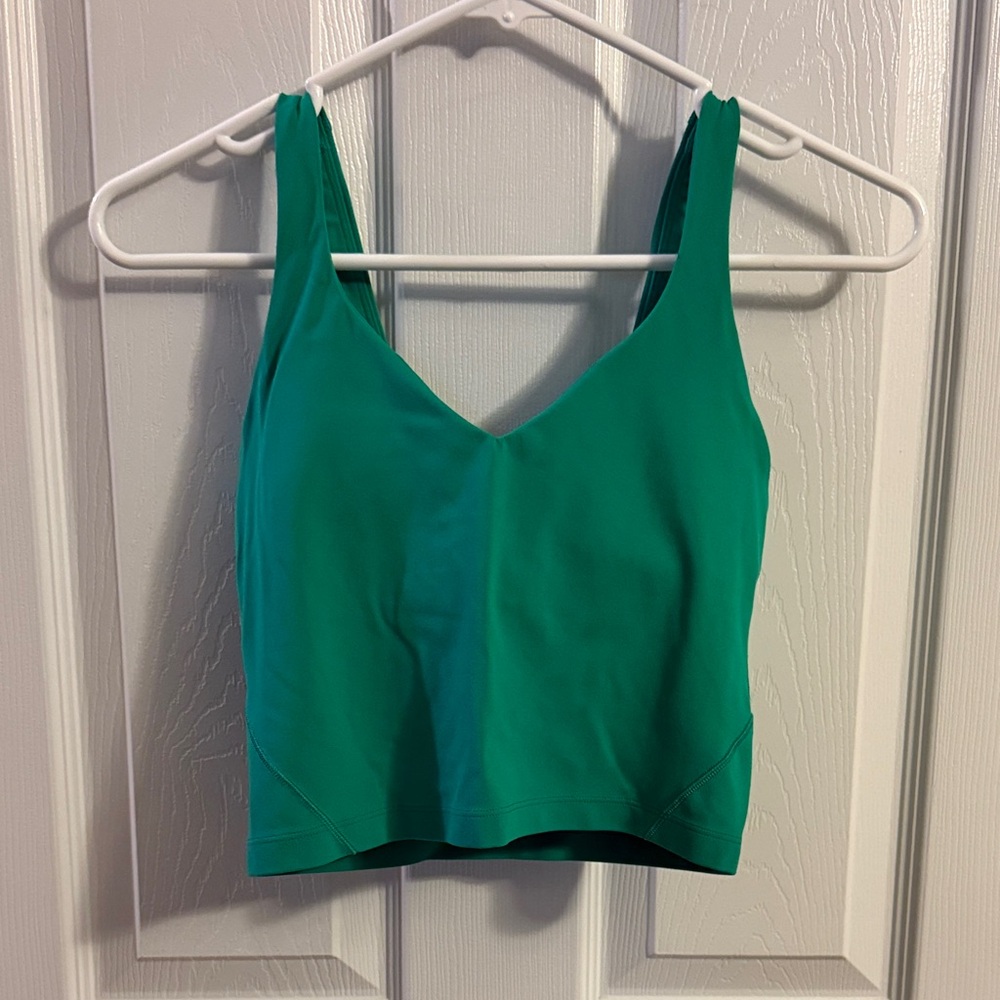 Lululemon Align Green Crop Top
